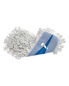 Rubbermaid, Looped-End Mop Head, Rayon/Synthetic, 18 in (Length), 5 in (Width), White, 6 Pack per Case