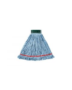 Rubbermaid, Looped-End Mop Head, Cotton/Synthetic, Blue, 6 Pack per Case