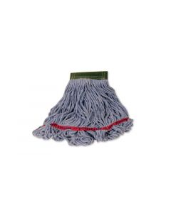Rubbermaid, Looped-End Mop Head, Cotton/Synthetic, Green, 6 Pack per Case
