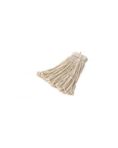 Rubbermaid, Cut-End Mop Head, Cotton, White, 12 Pack per Case