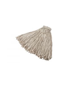 Rubbermaid, Cut-End Mop Head, Cotton, White, 12 Pack per Case