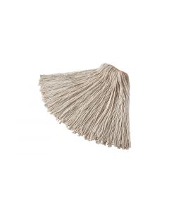 Rubbermaid, Cut-End Mop Head, Cotton, White, 12 Pack per Case