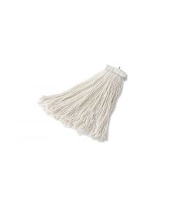 Rubbermaid, Cut-End Mop Head, Rayon, White, 12 Pack per Case