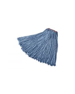 Rubbermaid, Cut-End Mop Head, Cotton/Rayon/Synthetic, Blue, 12 Pack per Case