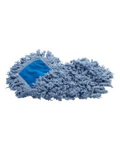 Rubbermaid, Mop Head, Synthetic (Head Material), 18 in (Length), 5 in (Width), Blue, 12 Pack per Case