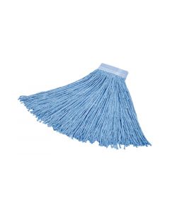 Rubbermaid, Cut-End Mop Head, Synthetic, Green, 6 Pack per Case
