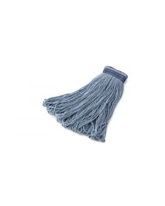 Rubbermaid, Looped-End Mop Head, Cotton/Synthetic, Blue, 12 Pack per Case