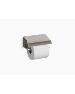 Loure, Toilet Tissue Holder, Wall Mount, Metal, Vibrant Brushed Nickel, 6.1250 x 3.1250 in