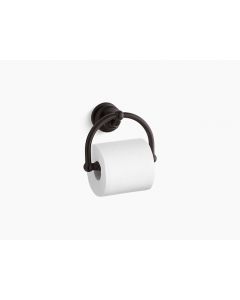 Fairfax, Toilet Tissue Holder, Wall Mount, Solid Brass, Oil Rubbed Bronze, 6.5000 x 4.7500 in
