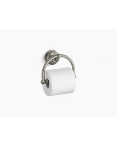 Fairfax, Toilet Tissue Holder, Wall Mount, Solid Brass, Vibrant Brushed Nickel, 6.5000 x 4.7500 in