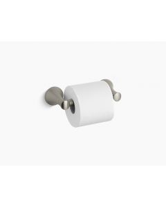 Coralais, Toilet Tissue Holder, Wall Mount, Metal, Vibrant Brushed Nickel, 6.6250 x 2.3125 in