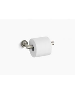 Purist, Toilet Tissue Holder, Wall Mount, Metal, Vibrant Brushed Nickel, 8.1875 x in