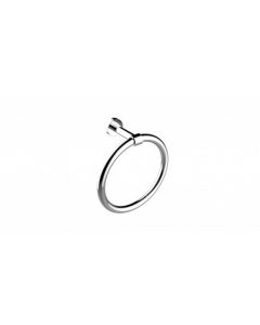 Oslo, Towel Ring, Modern, Wall Mount, Brass, Polished Nickel, 7.1250 in