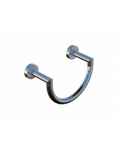 Oslo, Towel Ring, Modern, Wall Mount, Brass, Polished Chrome, 7.6250 in