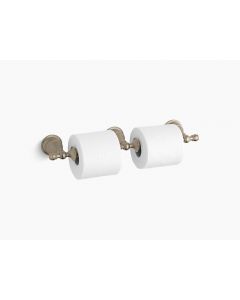 Revival, Toilet Tissue Holder, Wall Mount, Brass, Vibrant Brushed Bronze, 16.3750 x 2.3125 in