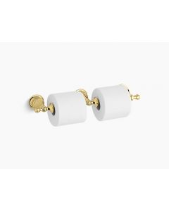 Revival, Toilet Tissue Holder, Wall Mount, Brass, Vibrant Polished Brass, 16.3750 x 2.3125 in