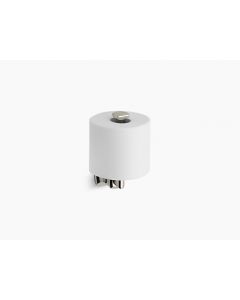 Margaux, Toilet Tissue Holder, Wall Mount, Metal, Vibrant Polished Nickel, 3 x 7 in