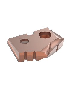 Allied Machine, Series T-A, Spade Drill Insert, Carbide, Tin, 3/32 In