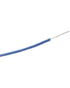 Alpha Wire ThermoThin High Temperature Wire +300°C, 36 AWG, Blue, 30.5 m