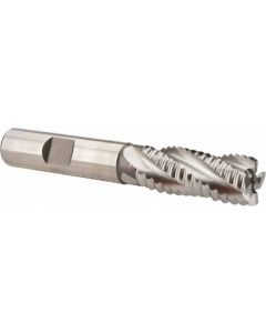 Hertel 4 Flute Bright Cobalt High Speed Steel End Mill 9/16 " X 3-3/8 " Oal