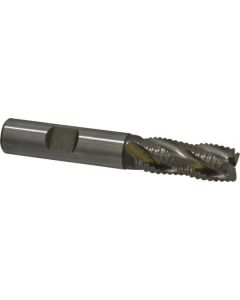 Hertel 4 Flute Bright Cobalt High Speed Steel End Mill 1/2 " X 3-1/4 " Oal