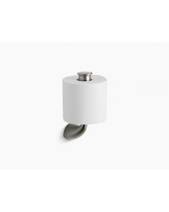 Alteo, Toilet Tissue Holder, Wall Mount, Metal, Vibrant Brushed Nickel, 2.1250 x 7.8750 in