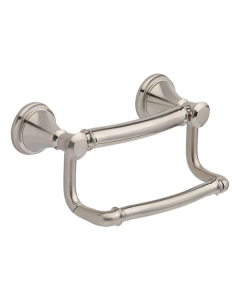 Delta, Paper Holder, Wall Mount, Zinc Die Cast Post, Brilliance Stainless Steel, 9.6000 x 5.3150 in