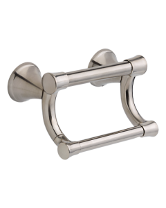 Delta, Paper Holder, Wall Mount, Zinc Die Cast Post, Brilliance Stainless Steel, 8.9300 x 4.7823 in