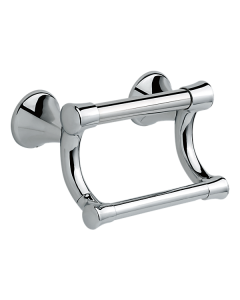 Delta, Paper Holder, Wall Mount, Zinc Die Cast Post, Polished Chrome, 8.9300 x 4.7823 in