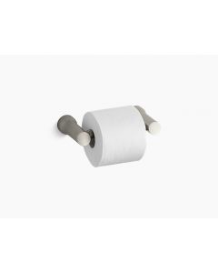 Toobi, Toilet Tissue Holder, Wall Mount, Metal, Vibrant Brushed Nickel, 7.5625 x in
