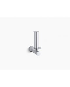 Toobi, Toilet Tissue Holder, Wall Mount, Metal, Polished Chrome, 6.7500 in