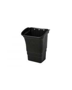 Rubbermaid, Refuse Bin, Rectangle, 8 gal, Black, 12 x 17 x 22 in, 2 Pack per Case