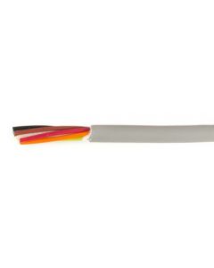Alpha Wire EcoCable mini Industrial Cable, 6 Conductor, 26 AWG, CE, CSA, UL Unscreened, Grey 30m Reel