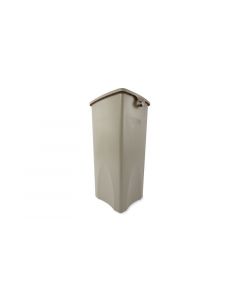 Rubbermaid, Trash Can, Square, 23 gal, Beige, 16-1/2 in (L) x 15-1/2 in (W), 4 Pack per Case