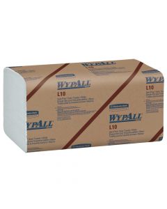 Kimberly-Clark Professional, Dairy Towel, Banded, White, 9.3 x 10.25 in, Banded Dairy Wipers, 12 Box per Case
