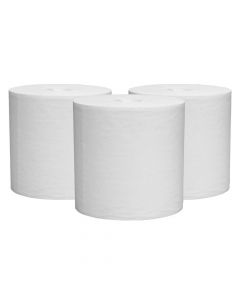 Kimberly-Clark Professional, Shop Towel/Industrial Wipe, Center Pull Roll, White, 9.8 x 13.4 in, Center Pull, 3 Roll per Case