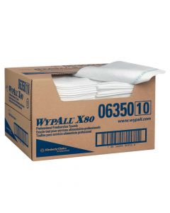 Kimberly-Clark Professional, Food Service Towel, 1/4 Fold Box, White/Blue, ¼ Fold, 1 Box per Case