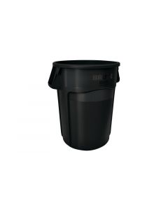Rubbermaid, Utility Container, Round, 44 gal, Yellow, 31-1/2 in (H), 4 Pack per Case