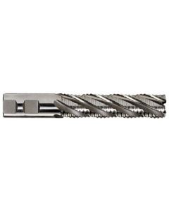 Fastcut 5 Flute Bright Tungsten Vanadium High Speed Steel End Mill 1 " X 4-1/2 " Oal