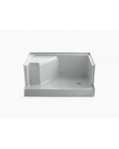 Memoirs®, Traditional, Shower Base, Rectangular, Acrylic, Ice Gray, 3.375 in