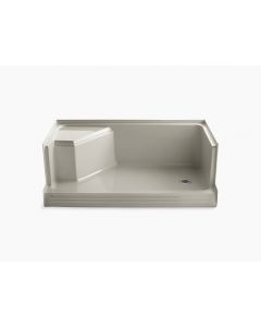 Memoirs®, Traditional, Shower Base, Rectangular, Acrylic, Sandbar, 3.375 in