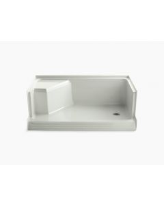 Memoirs®, Traditional, Shower Base, Rectangular, Acrylic, Dune, 3.375 in
