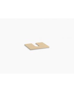 Jacquard, Modern, Adjustable Shelf, Rectangular, 23.875 x 19 x 0.75 in