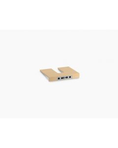 Jacquard, Modern, Adjustable Shelf, Rectangular, 23.875 x 18 x 3.125 in