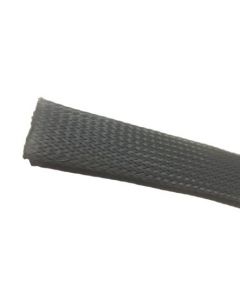 Expandable Braided PET Grey Cable Sleeve 25mm
