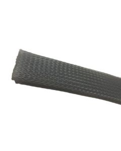 Expandable Braided PET Grey Cable Sleeve 6mm