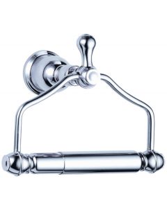 Opulence, Paper Holder, Wall Mount, Brass, Chrome, 6.6250 x 5.5000 in