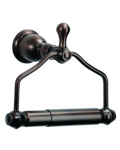 Opulence, Paper Holder, Wall Mount, Brass, Tumbled Bronze, 6.6250 x 5.5000 in