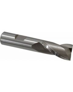 Hertel 2 Flute Bright Cobalt High Speed Steel Square End Mill 3/4" X 3-7/16" Oal