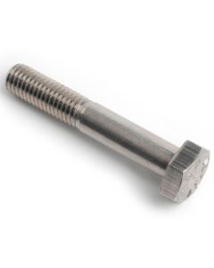 NSS Fasteners, Hexagon Head Bolt, 5/16 in, Partial Threaded, High-Tensile Steel, Plain Finish